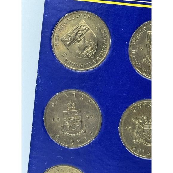 SHELL COAT OF ARMS FLORAL EMBLEMS OF CANADA COLLECTOR SET COMPLETE -Read - Picture 2 of 12